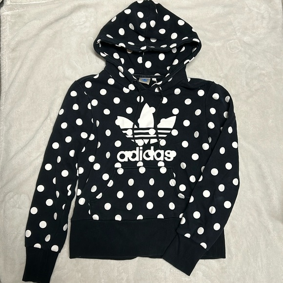 Polka dot adidas hoodie - Picture 1 of 1
